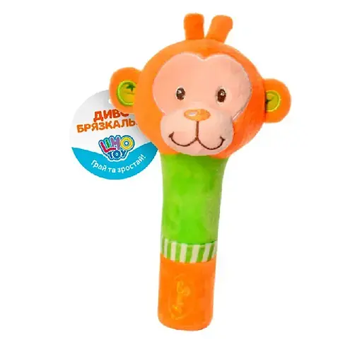 Брязкальце тварина D8043-A9009, 27 см, пискавка, плюш (В асортименті)