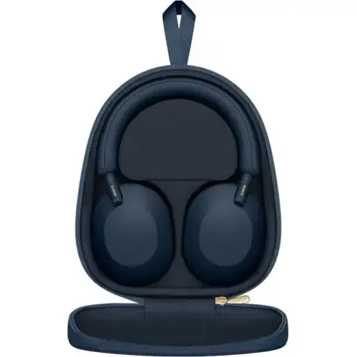 Наушники Sony Over-ear WH-1000XM5 BT 5.2 ANC Hi-Res AAC LDAC Wireless Mic синие - фото 5