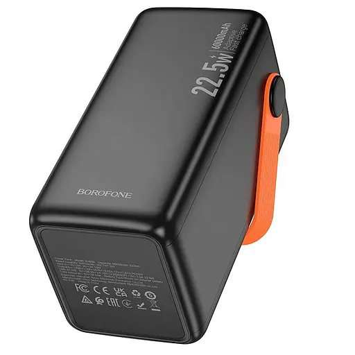 УМБ Borofone Magnifico fully compatible power bank BJ66B 60000mAh |2USB/Type-C, PD/QC, 22.5W| - фото 3