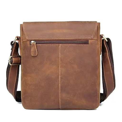 Чоловіча шкіряна сумка Vintage 22х26х9, см sum0015050 - фото 3