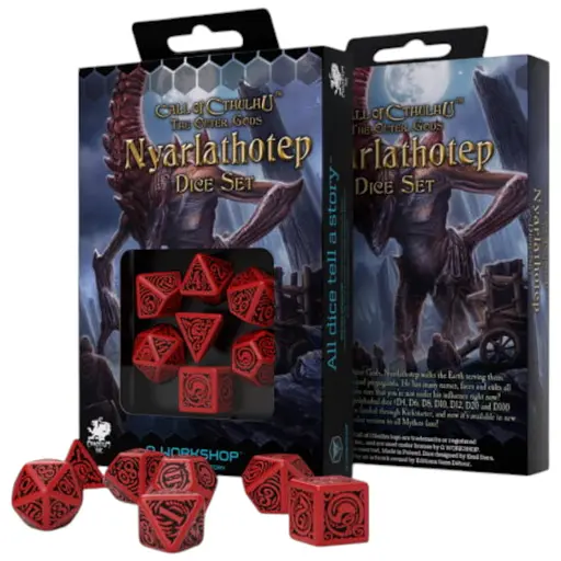 Набір кубиків COC The Outer Gods Nyarlathotep Dice Set , 7 шт. (SCTN18)