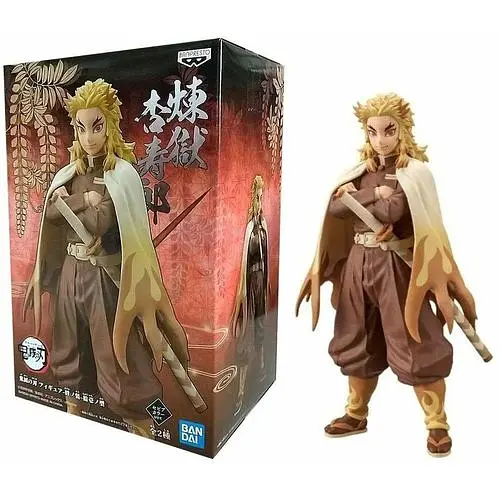 Фигурка Banpresto Кёдзюро Ренгоку Клинок рассекающий демонов Kyoujurou Rengoku Sepia color 17 см DS KR 145 - фото 1