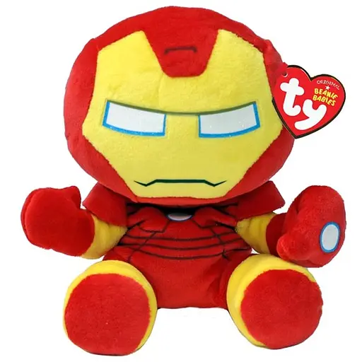 М'яка іграшка TY Marvel Залізна людина 15 см (44005)