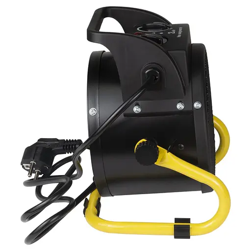 Электрическая тепловая пушка Sigma 2.0 кВт,0 площадь обогрева 30 кв.м., напольный, черный/желтый (5359461) - фото 7