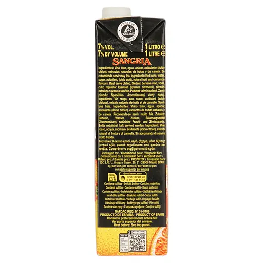 Вино Don Simon Sangria, красное, сладкое, 7%, 1 л - фото 6