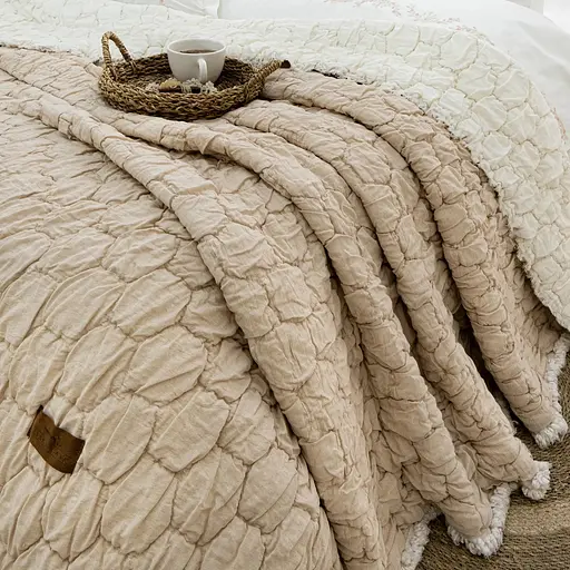 Постільна білизна з покривалом Zebra Casa Paloma Beige Zebra pbe0051525 - фото 3