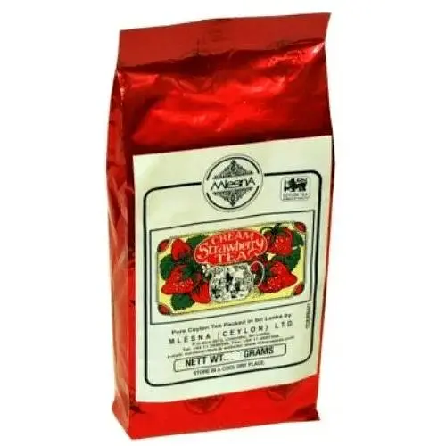 Чай зелений Mlesna Полуниця з вершками пакет з фольги 100 г - фото 1