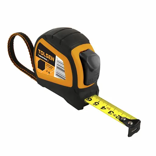 Рулетка Tolsen 10 м х 25 мм автостоп ЭРГО (36016) - фото 1