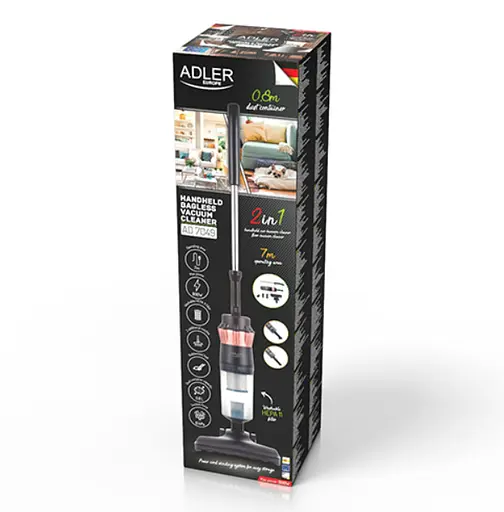 Пилосос ручний Adler 2в1для машини AD 7049 без мішка - фото 7