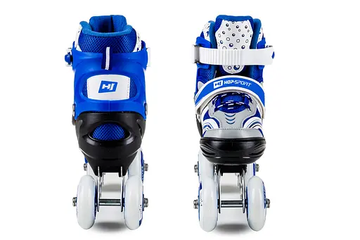 Роликові ковзани 3в1 Hop-Sport HS-8101 Speed M (розмір) сині - фото 7