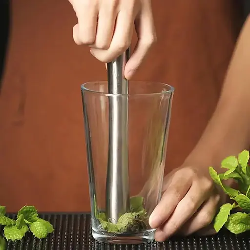 Мадлер товкушка пестик для коктейлів мохіто з нержавіючої сталі, Kitchen Master 87485 - фото 6