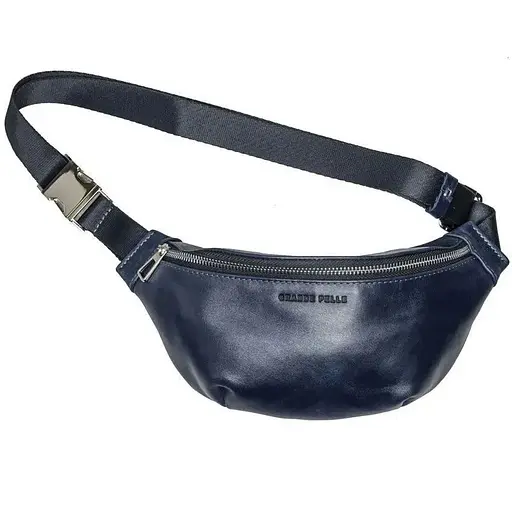 Жіноча шкіряна сумка-бананка Grande Pelle 11х26х7 см sum0026354 - фото 1