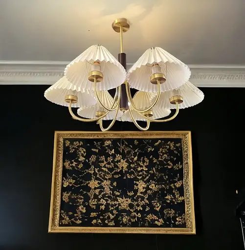 Світлодіодна люстра Дзвін 6006 (Золота) на 3 плафони - фото 2