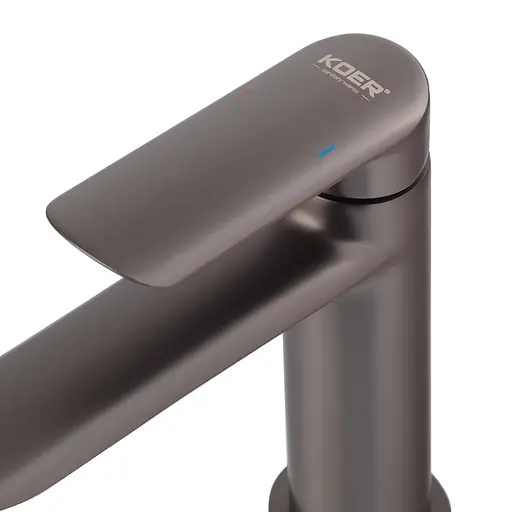 Змішувач для умивальника Koer KB-10028-07 KR5292 Графит - фото 2