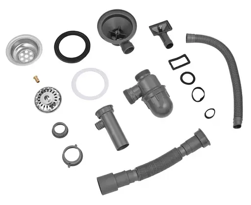 Кухонная мойка Kroner KRP Satin - 7549 (0,8 мм) (CV022782) - фото 8