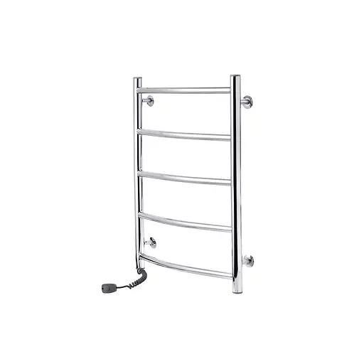 Полотенцесушитель электрический Kroner Дуга ДДEL 600x500/5 EL CV026139, Хром, Левое - фото 2