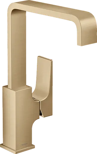 Смеситель для раковины Hansgrohe Metropol EcoSmart 32511140 шлифованная бронза - фото 1