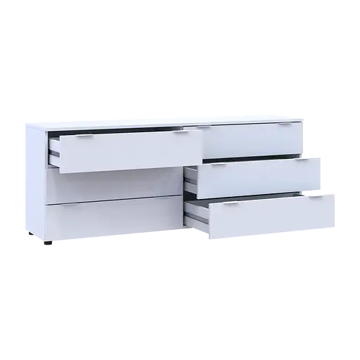 Комод Doros Рон 9 Белый 6 Ящик 160х38х62 (41516175) - фото 5