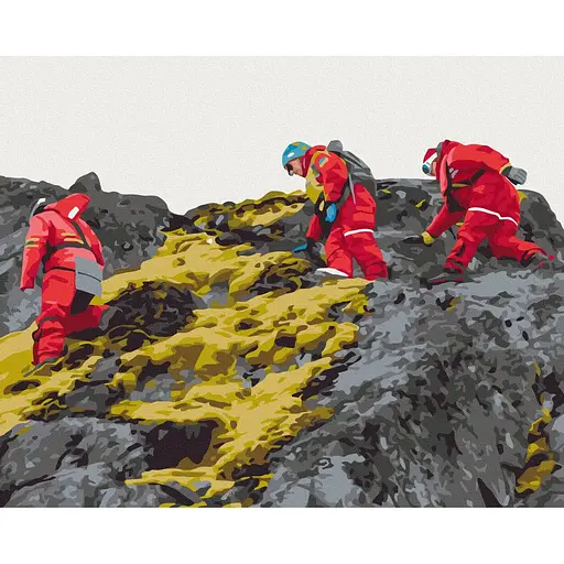 Картина за номерами на підрамнику Brushme Полярні дослідниці Юрій Шепета