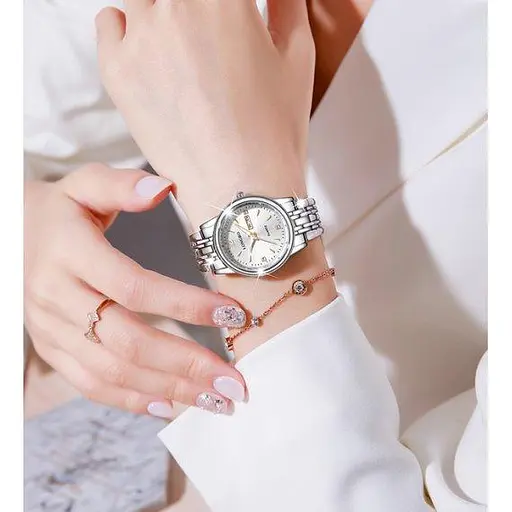 Жіночий наручний годинник Longbo One (Сріблястий) - фото 5