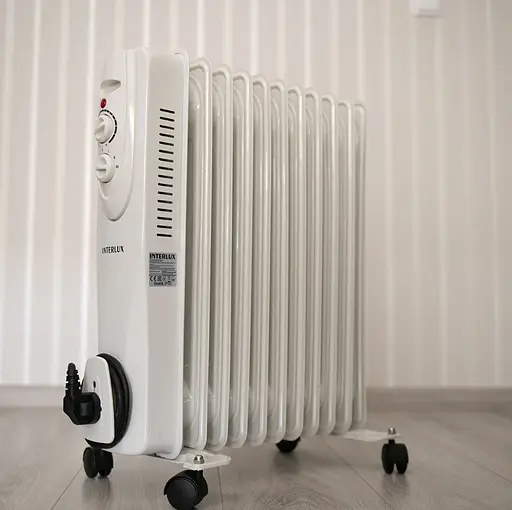Оливний нагрівач Радіатор 2500 Вт термостат 11 ребер Польща Interlux - фото 2