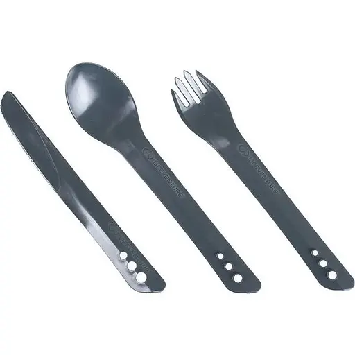 Набор столовых приборов Lifeventure Ellipse Cutlery Graphite (1012-75013)
