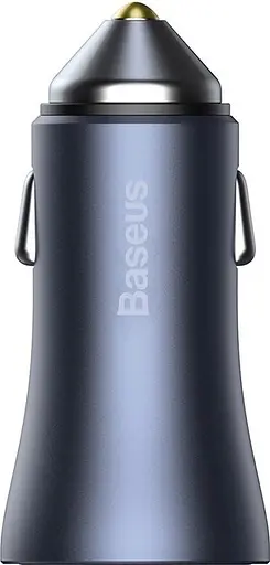 Адаптер быстрой зарядки 2 выхода A+C Baseus Golden Contactor Pro 40 W (CCJD-0G) серое - фото 5