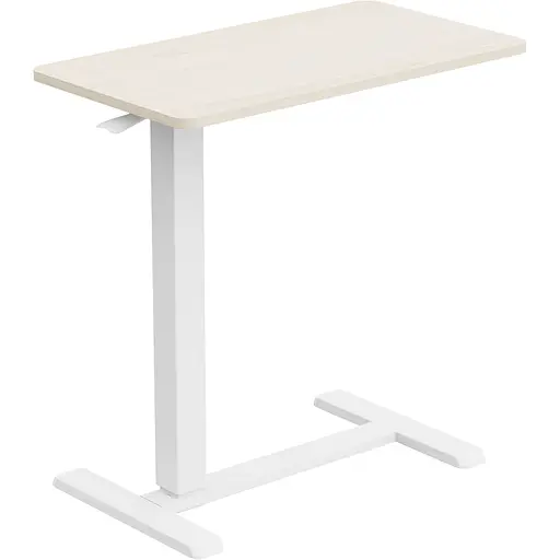 Стол компактный 2E CE710WL, 710x400 мм, регулируемая высота, бело-бежевый - фото 1