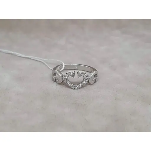 Серебряное кольцо КАНТ с фианитами. 1624/1Р-CZ 18 - фото 4