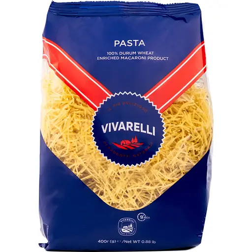 Макаронные изделия Vivarelli Вермишель 400 г - фото 1