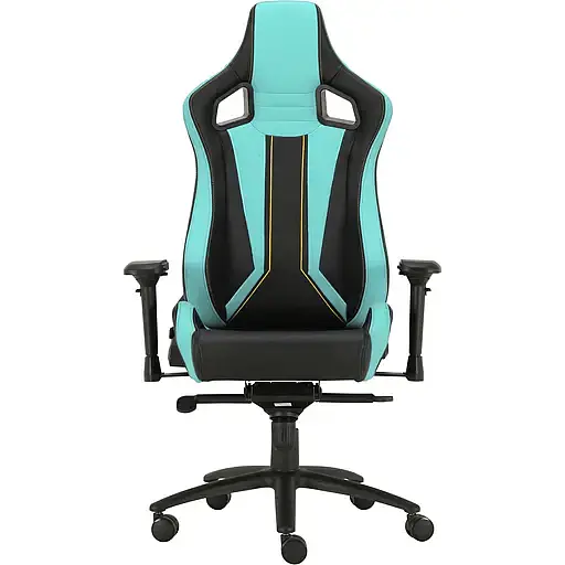 Геймерське крісло GT Racer чорне з ментоловим (X-0715 Black/Mint) - фото 1