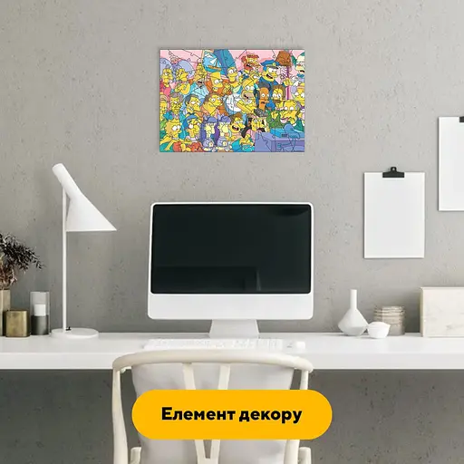 Пазл деревянный Симпсоны, А1, 500+ элементов, Картонная коробка - фото 8