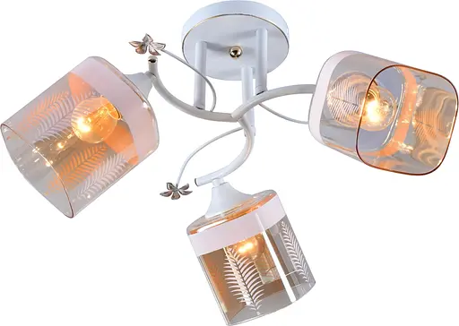 Люстра декоративна VALESO V DA5149A/3 WhiteGold на 3 плафони