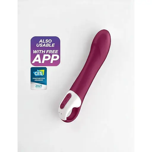 Смарт-вибратор точки G Satisfyer Big Heat с подогревом - фото 2