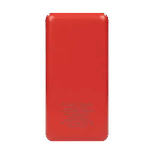 Повербанк 50000mAh Power Bank Kraft KPB-1650L Red 2 світлодіоди (43-00097) - фото 4