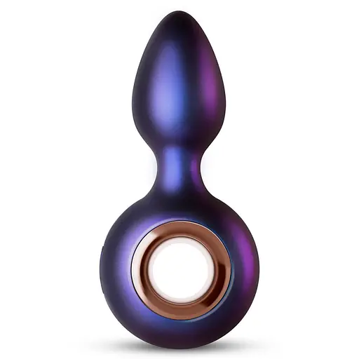 Анальна пробка Hueman Deep Space Vibrating Anal Plug 12.7 см (фіолетовий)