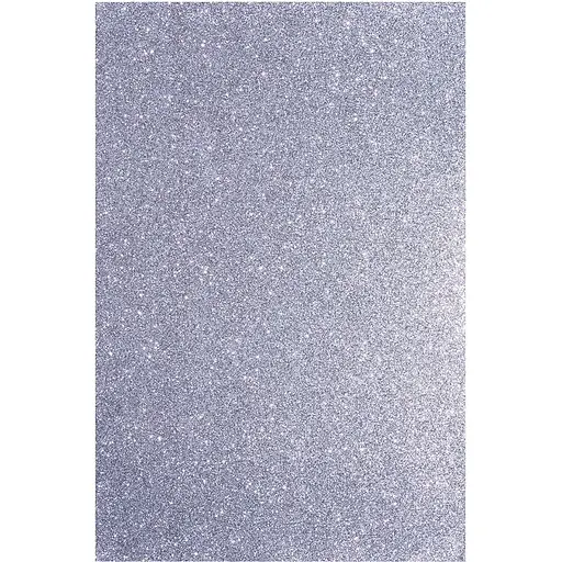 Фоаміран Santi Eva з глітером 20x30 см 10 аркушів срібний (742674) - фото 2