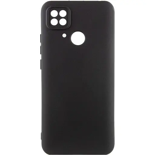 Чехол Silicone Cover Lakshmi Full Camera (AAA) для Xiaomi Redmi 10C Черный/Black