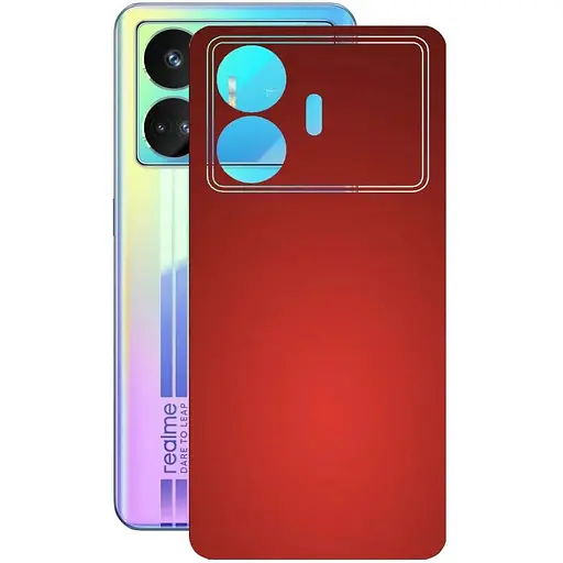 Захисна плівка StatusSKIN для Realme GT Neo5 SE Корпус Вініл червона матова - фото 1