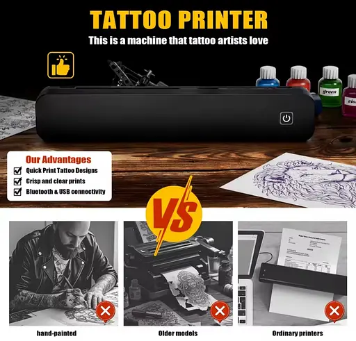 Беспроводной портативный термопринтер А4 - фото 10