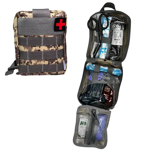 Аптечка тактическая First Aid Kit v.2 (с турникетом CAT 7) - фото 1