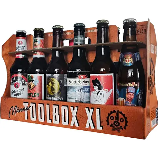 Подарочный крафтовый набор пива Kalea Toolbox XL светлое 0.33 л x 12 шт. - фото 2