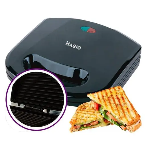 Мультимейкер Magio MG-362N 780 Вт с антипригарным покрытием - фото 2