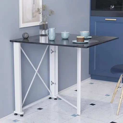 Стіл-книга трансформер Оріон 1 Ferrum-decor 750x810x730 Білий метал ДСП Сосна Кембра 16 мм (FRD-104606)