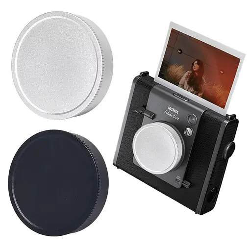 Защитная крышка на объектив для камеры Fujifilm Instax Wide EVO серебристая - фото 4