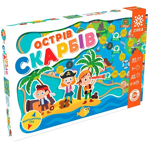 Настольная игра Zirka Остров сокровищ (491956)