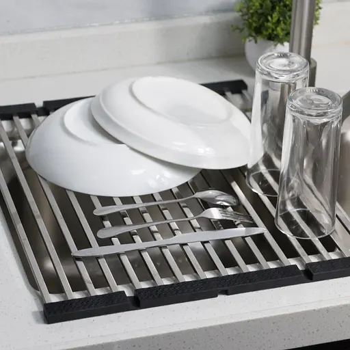 Нержавіючий килимок для мийки дизайнерський Nett KH-16 (45) - фото 7