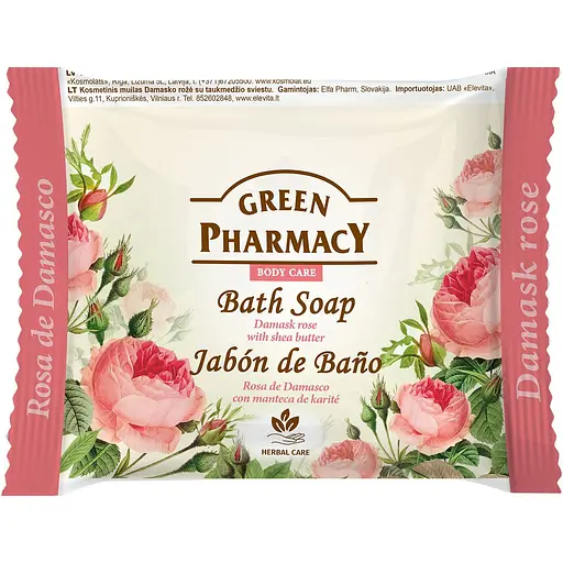 Мило Зелена Аптека Bath soap Damask rose with shea butter, 100 г