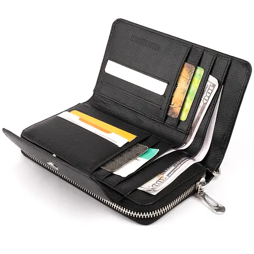 Кожаный женский кошелек ST Leather 19х9.5х2.5 см acs0015409 - фото 3