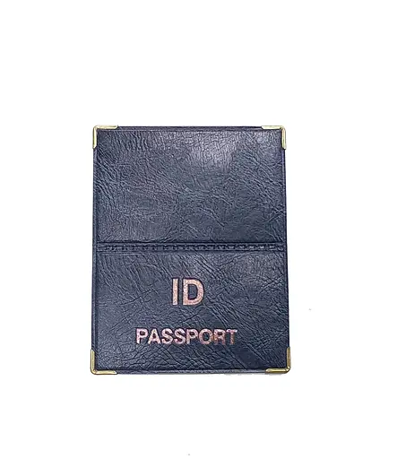 Обложка на ІD-паспорт кожзам Petek 128-Pa Tascom Синий - фото 1